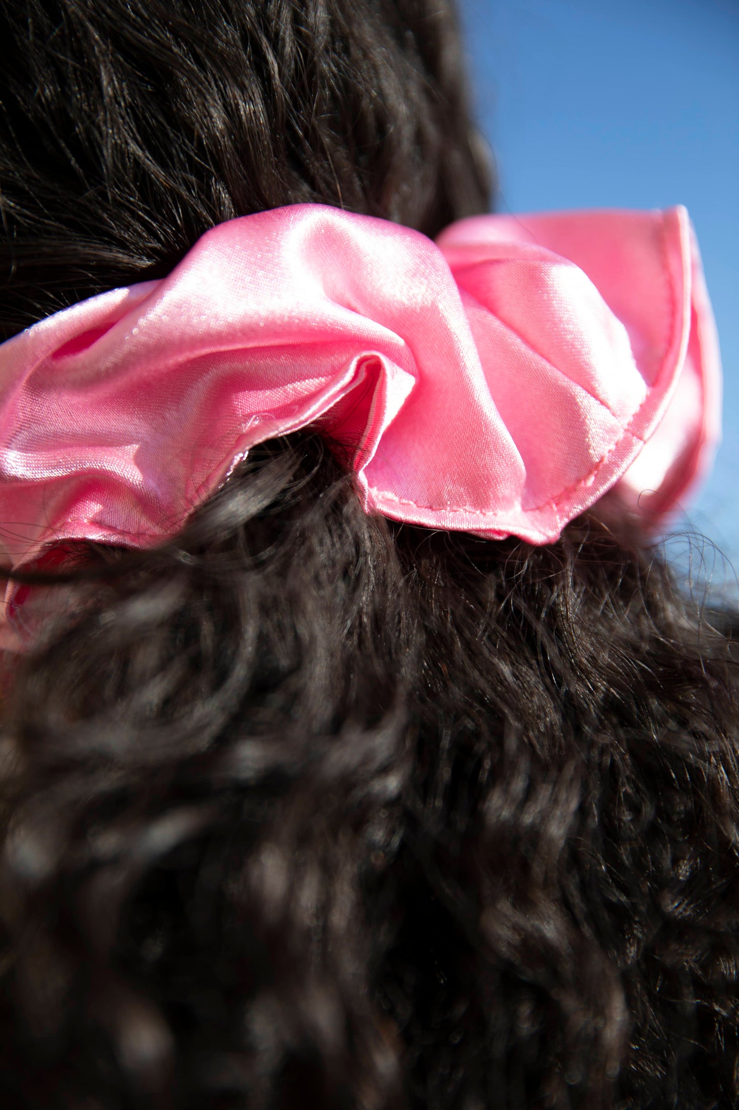 Satin scrunchie