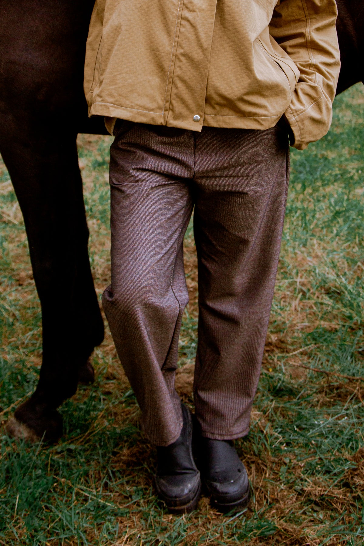 Pantalon marrons chauds