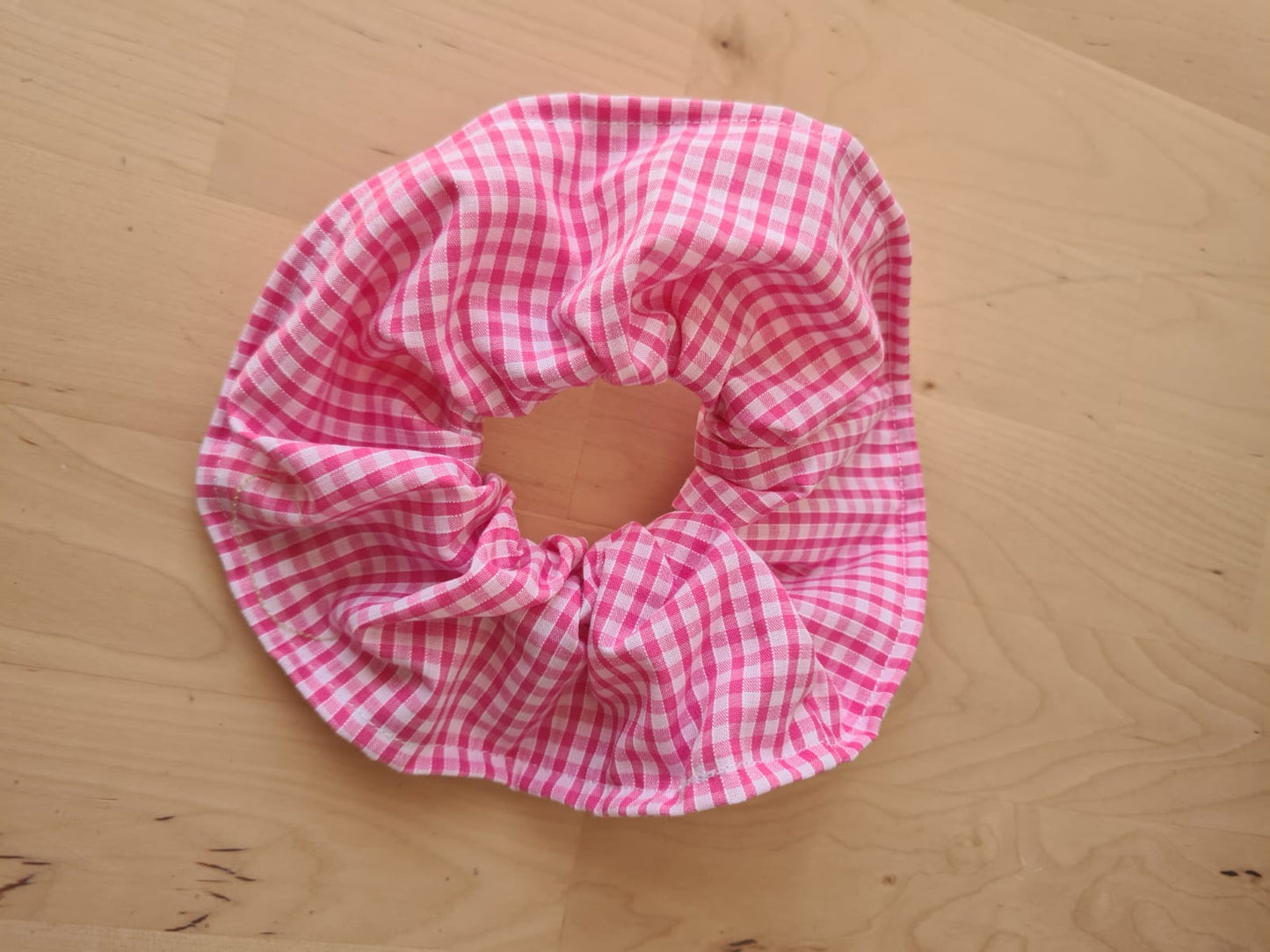 Vichy scrunchie - cotton