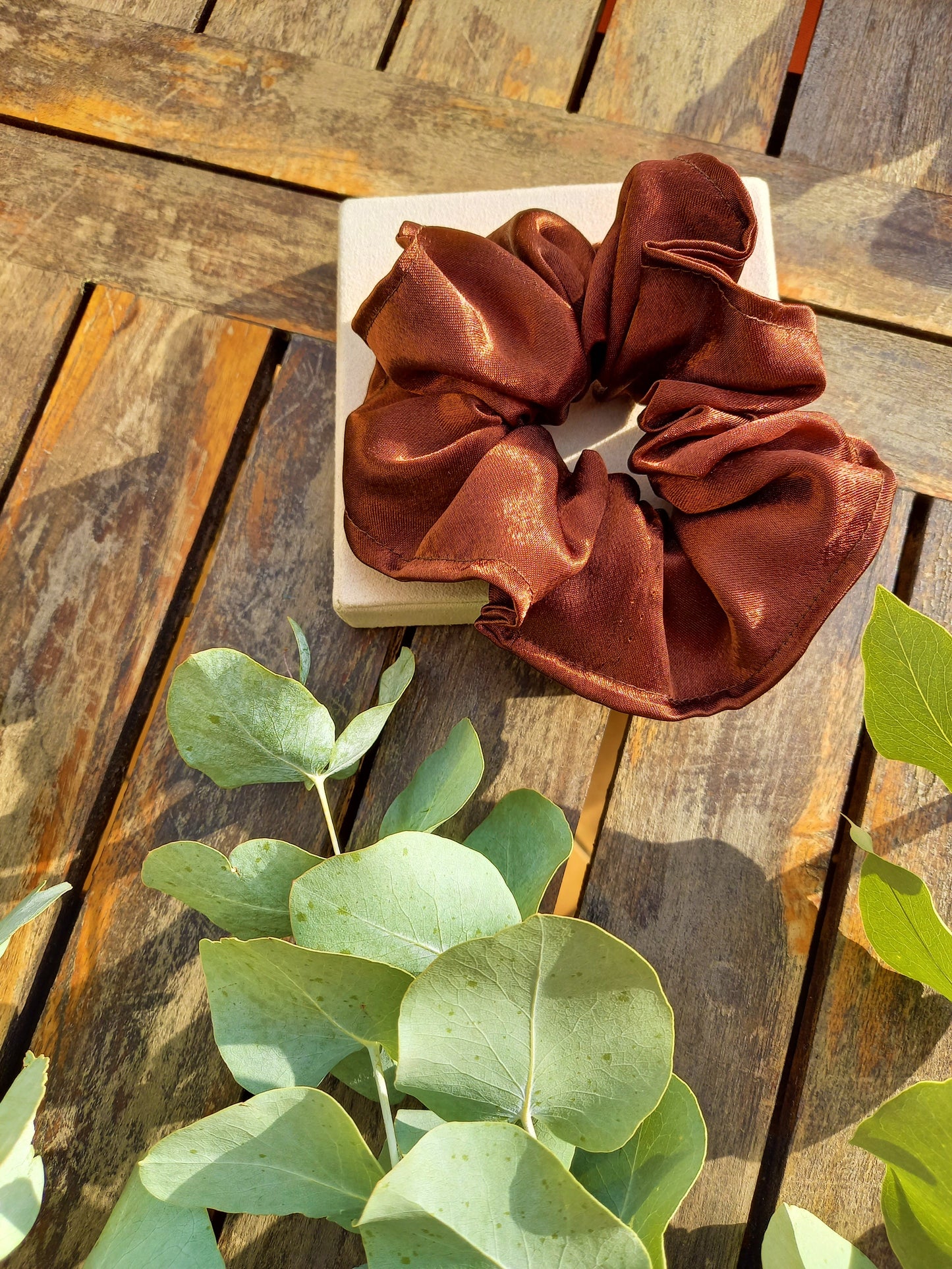 Satin scrunchie