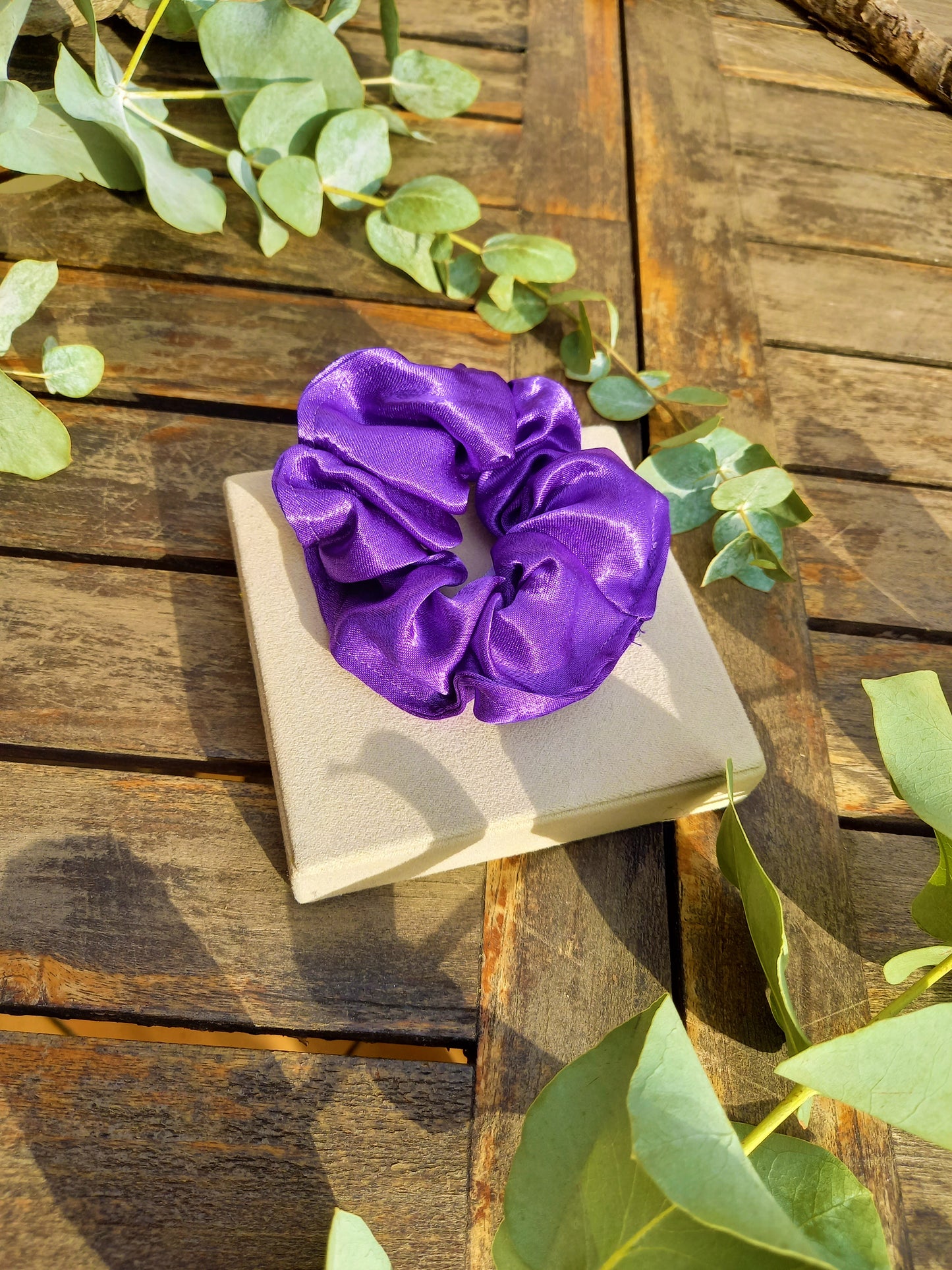 Satin scrunchie