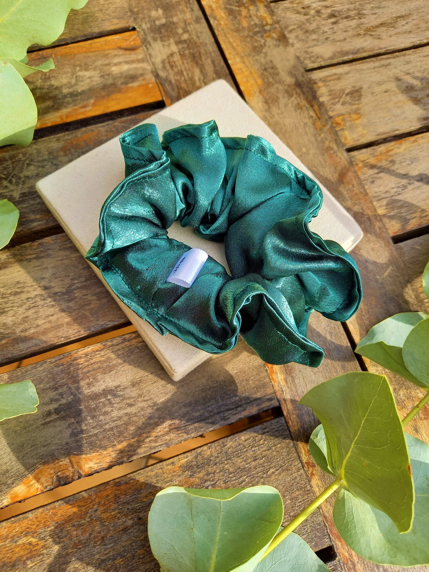 Satin scrunchie