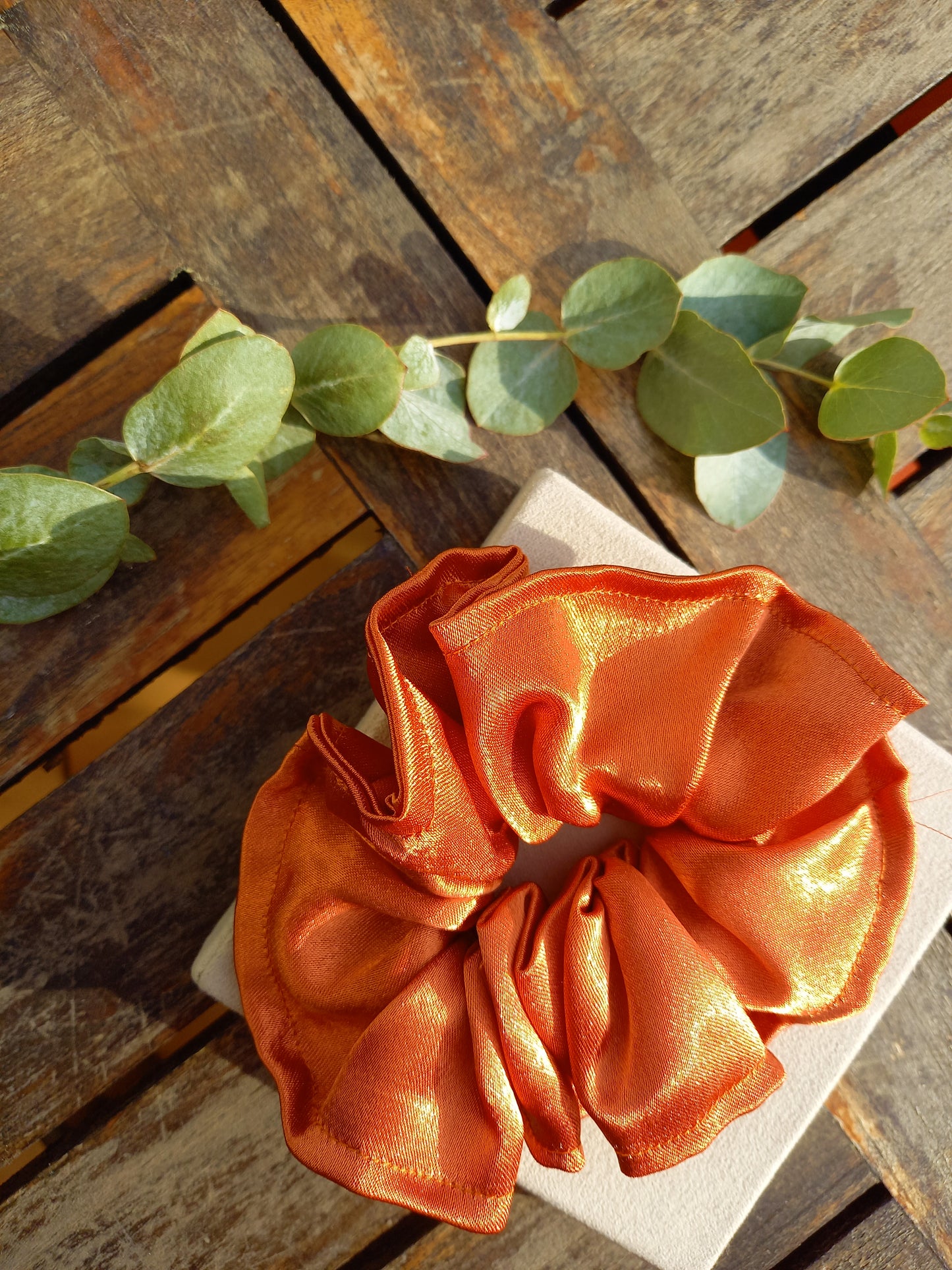 Satin scrunchie