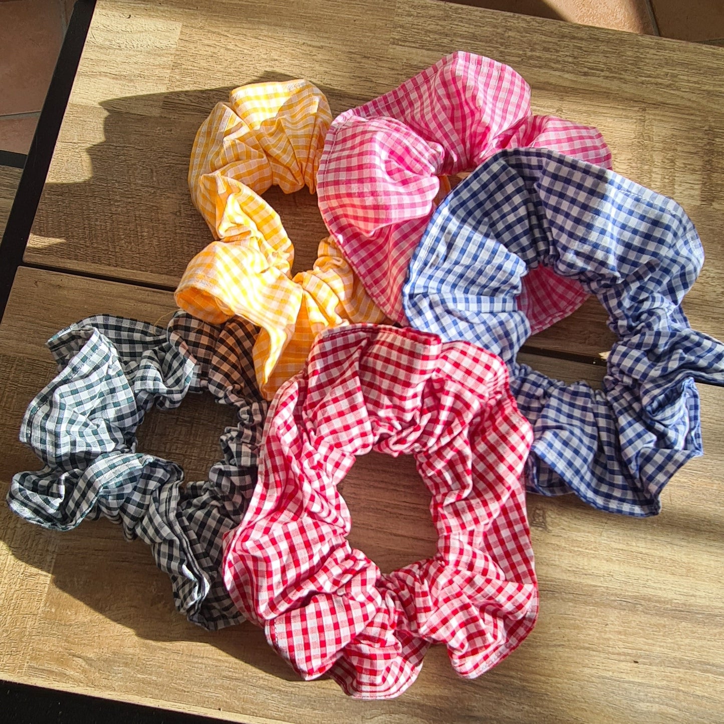 Chouchou vichy coton