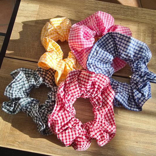 Chouchou vichy coton