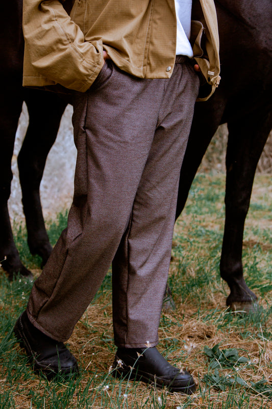 Pantalon marrons chauds