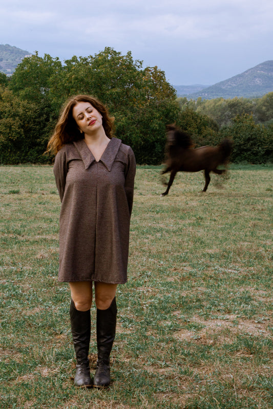 Robe marrons chauds