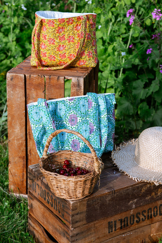Sac fleuri