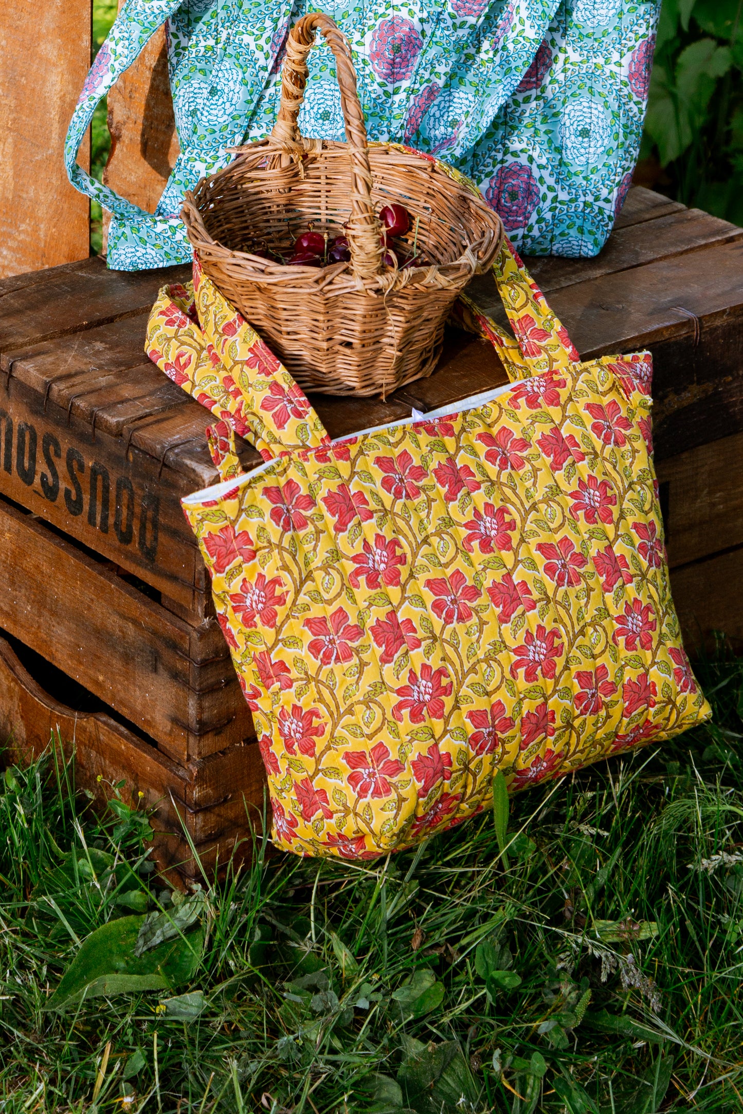 Sac fleuri